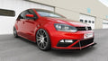 Maxton Design Racing Street+ Spoilerlippe Front Ansatz passend für VW Polo GTI Mk5 Facelift