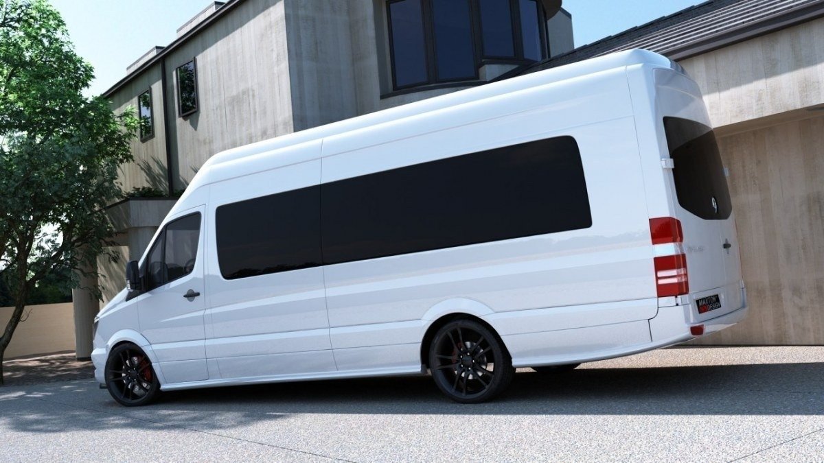 Maxton Design Seitenschweller MERCEDES SPRINTER 2013 - UP für Mercedes-Benz Sprinter Mk2 Facelift
