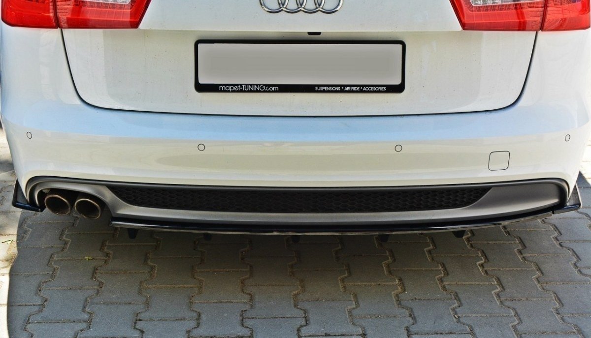 Maxton Design Heckansatz Audi A6 S-Line Avant C7 schwarz Hochglanz für Audi A6