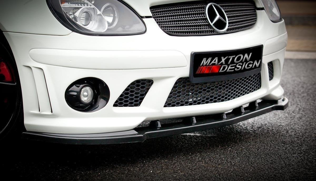 Maxton Design Front Stoßstange MERCEDES SLK R170 AMG204 LOOK für Mercedes-Benz SLK R170