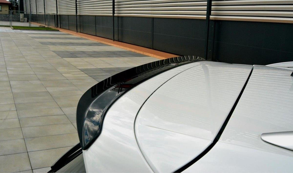 Maxton Design Spoiler CAP für Vw Tiguan Mk2 R-Line schwarz matt