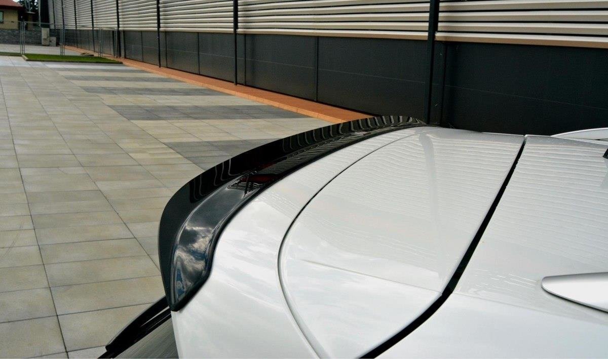 Maxton Design Spoiler CAP für Vw Tiguan Mk2 R-Line schwarz matt