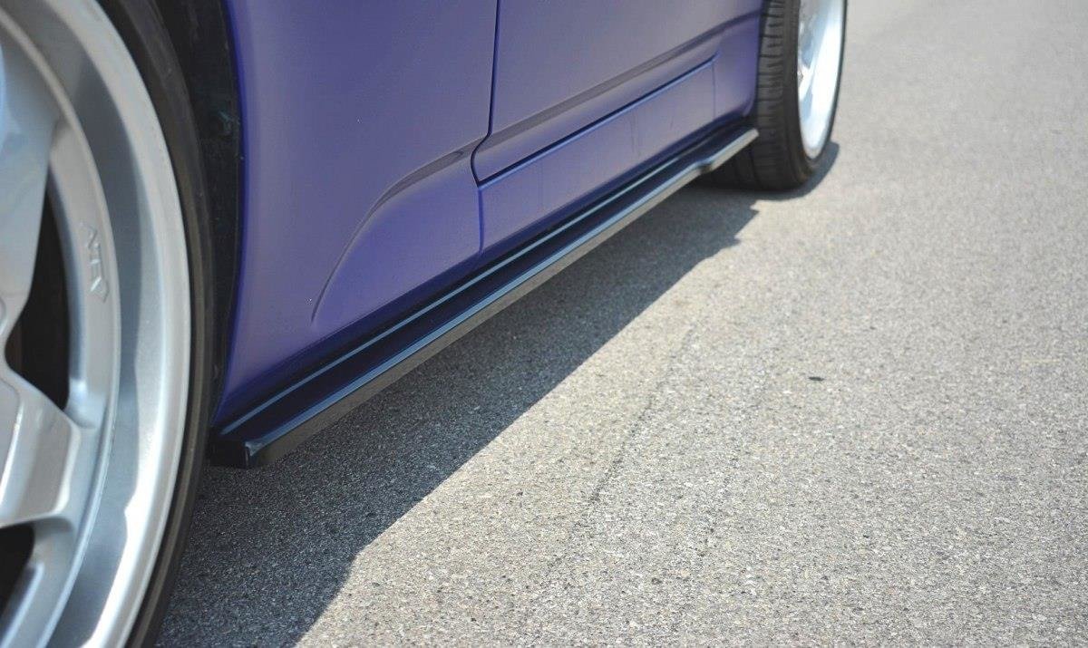 Maxton Design Street+ Seitenschweller Leisten passend für HONDA S2000 schwarz Hochglanz