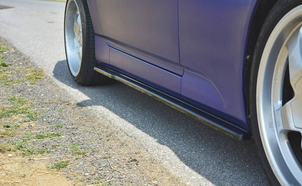 Maxton Design Street+ Seitenschweller Leisten passend für HONDA S2000 schwarz Hochglanz