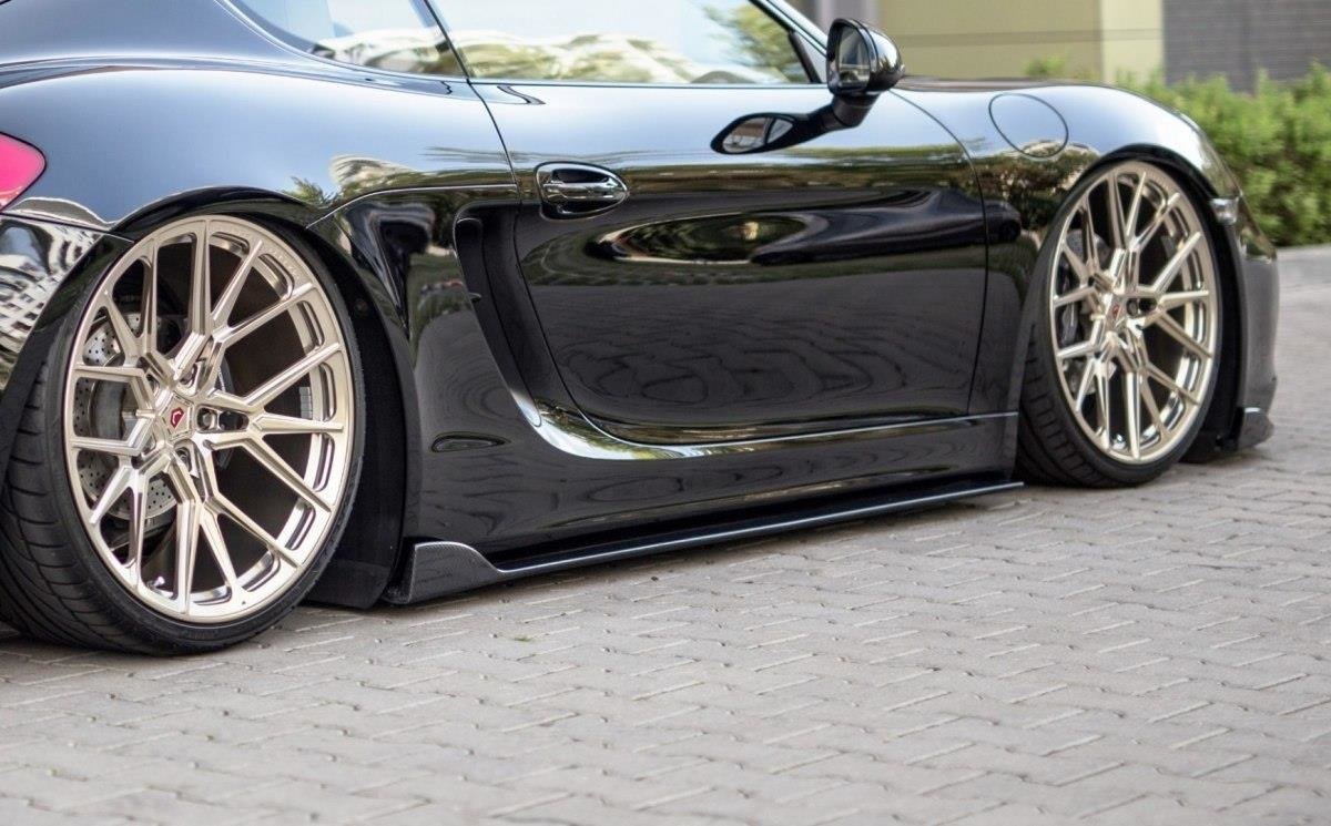 Maxton Design Street+ Seitenschweller Leisten passend für Porsche Cayman Mk2 981C