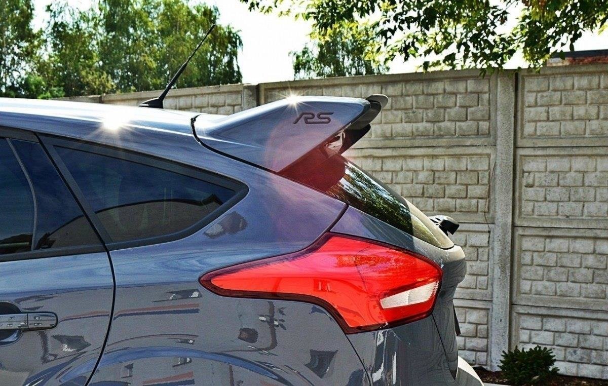 Maxton Design Spoiler CAP V.1 passend für Ford Focus RS Mk3 schwarz Hochglanz