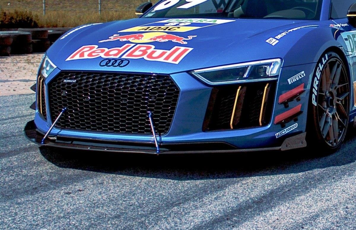 Maxton Design Sport Street+ Spoilerlippe Front Ansatz passend für Audi R8 Mk.2