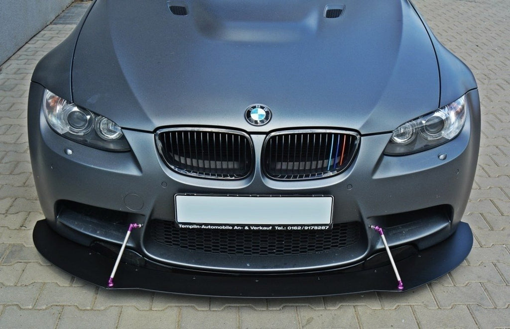 Maxton Design Racing Street+ Spoilerlippe Front Ansatz passend für BMW M3 E92 / E93 (vor Facelift)