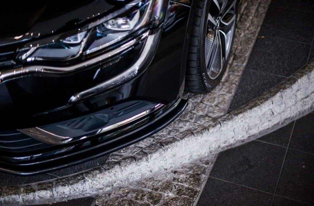 Maxton Design Street+ Spoilerlippe Front Ansatz passend für Renault Talisman schwarz Hochglanz
