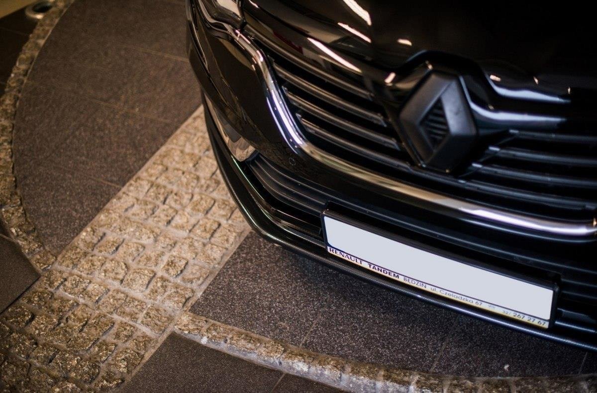 Maxton Design Street+ Spoilerlippe Front Ansatz passend für Renault Talisman schwarz Hochglanz