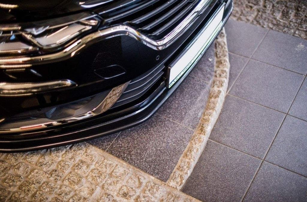 Maxton Design Street+ Spoilerlippe Front Ansatz passend für Renault Talisman schwarz Hochglanz