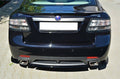 Maxton Design Heckansatz SAAB 9-3 TURBO X schwarz Hochglanz für Saab 9-3 Turbo X