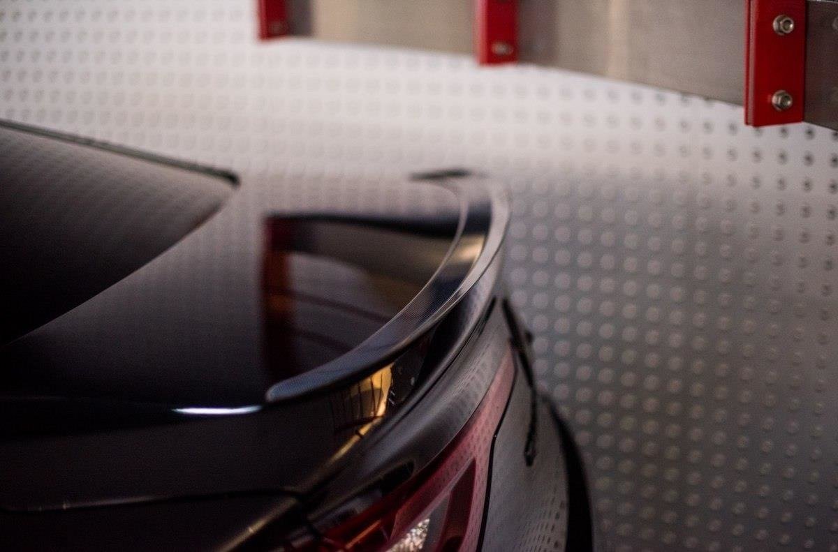 Maxton Design Spoiler CAP passend für Renault Talisman schwarz Hochglanz