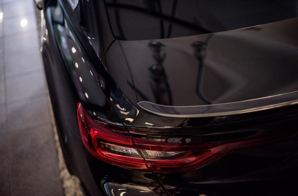 Maxton Design Spoiler CAP passend für Renault Talisman schwarz Hochglanz