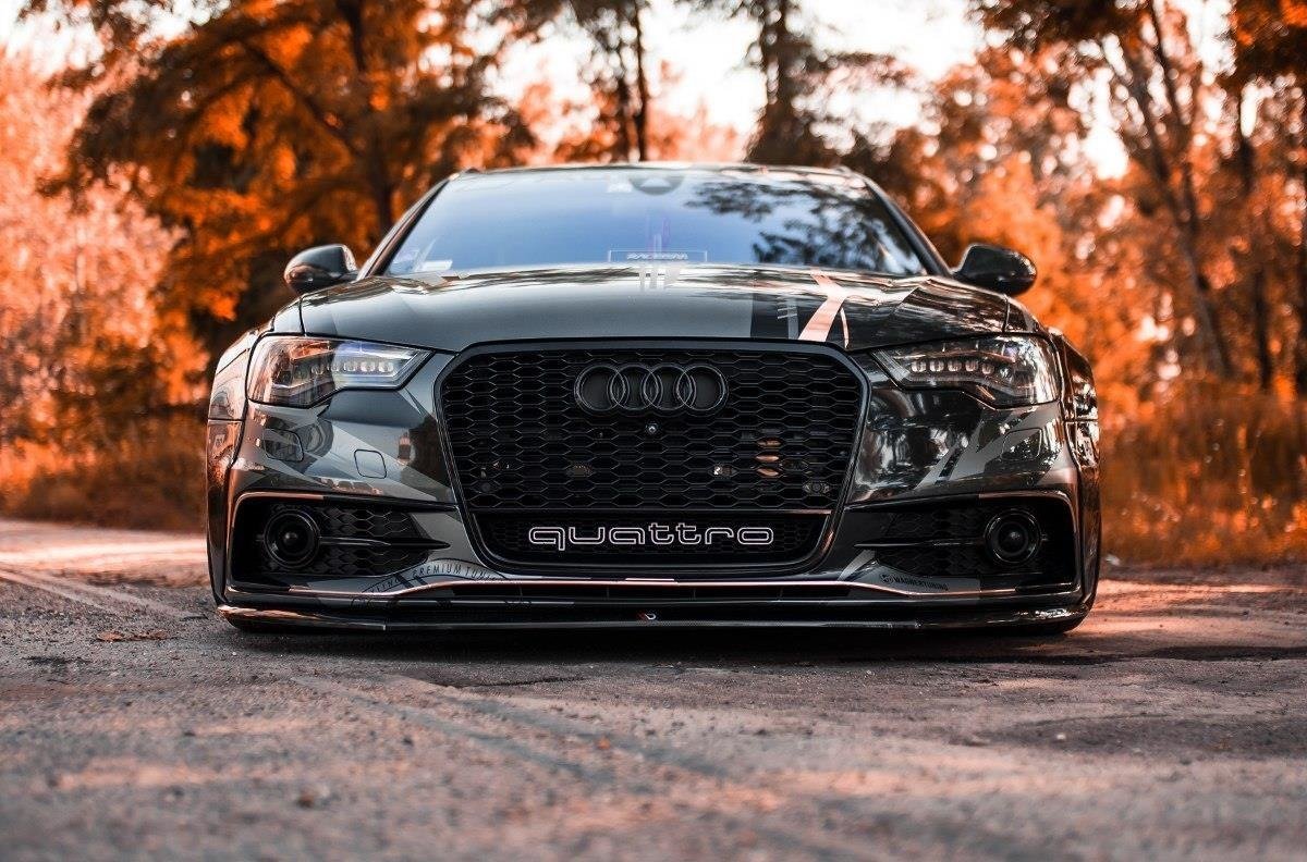 Maxton Design Nebelleuchten Abdeckung passend für Audi S6 / A6 S-Line C7