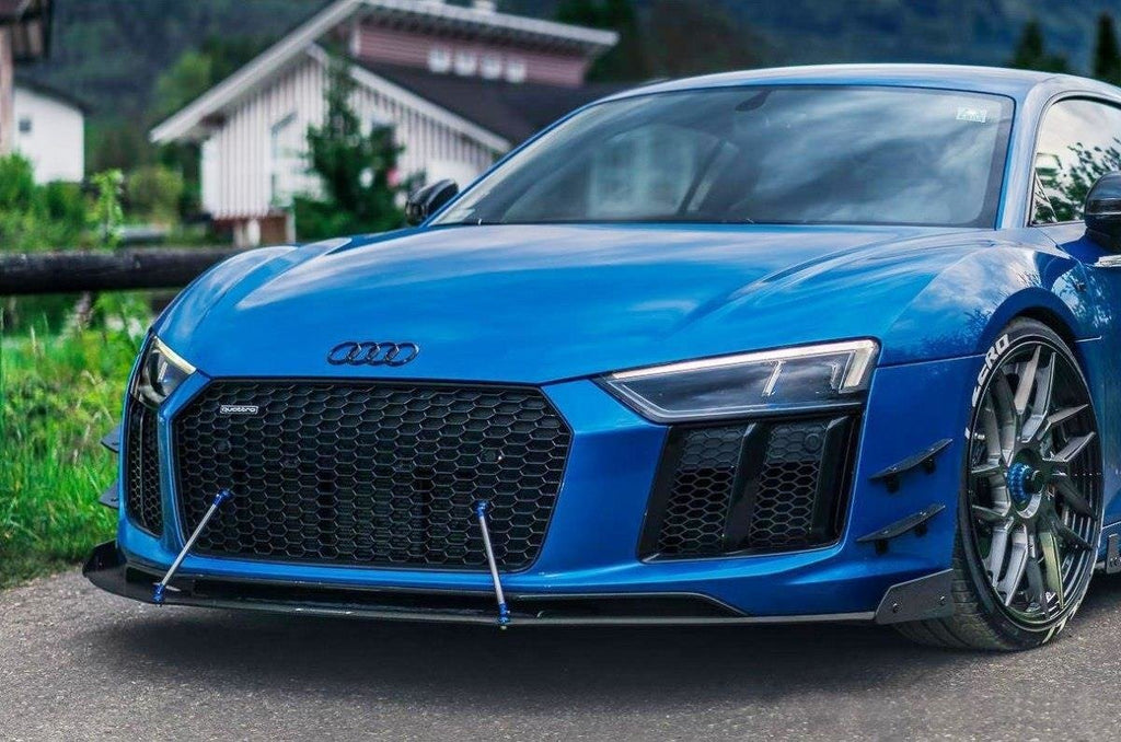 Maxton Design Sport Street+ Spoilerlippe Front Ansatz passend für Audi R8 Mk.2