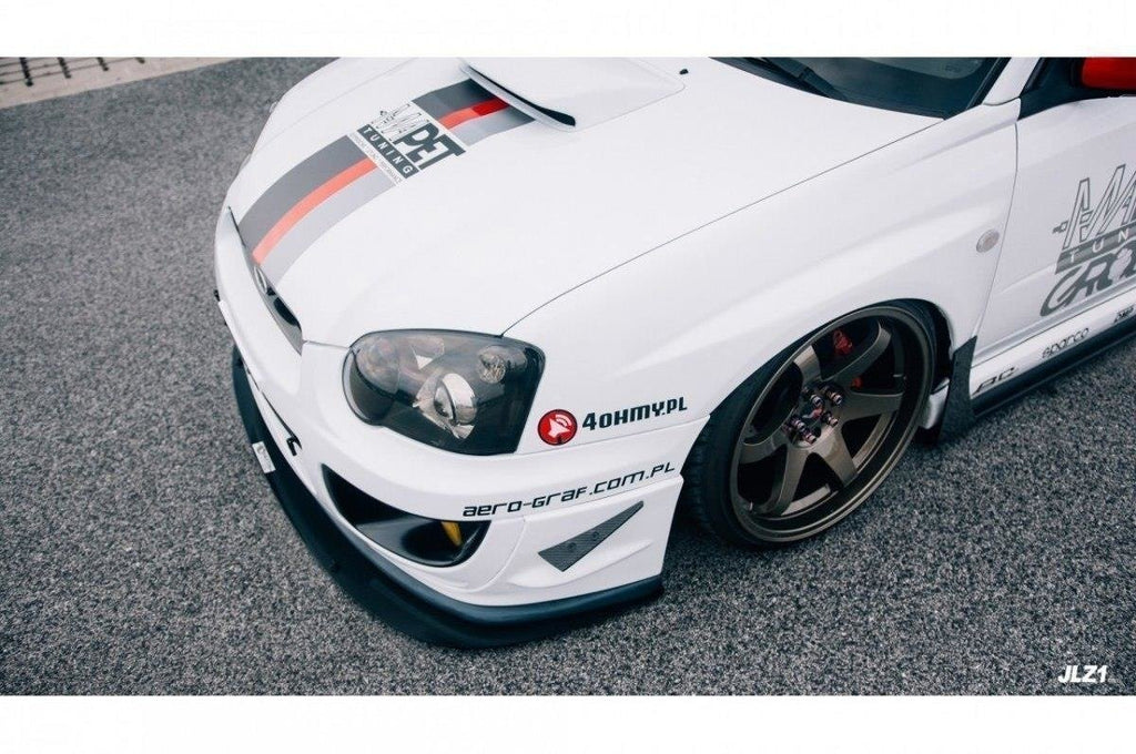 Maxton Design Racing Street+ Spoilerlippe Front Ansatz passend für Subaru Impreza WRX STI (BLOBEYE)