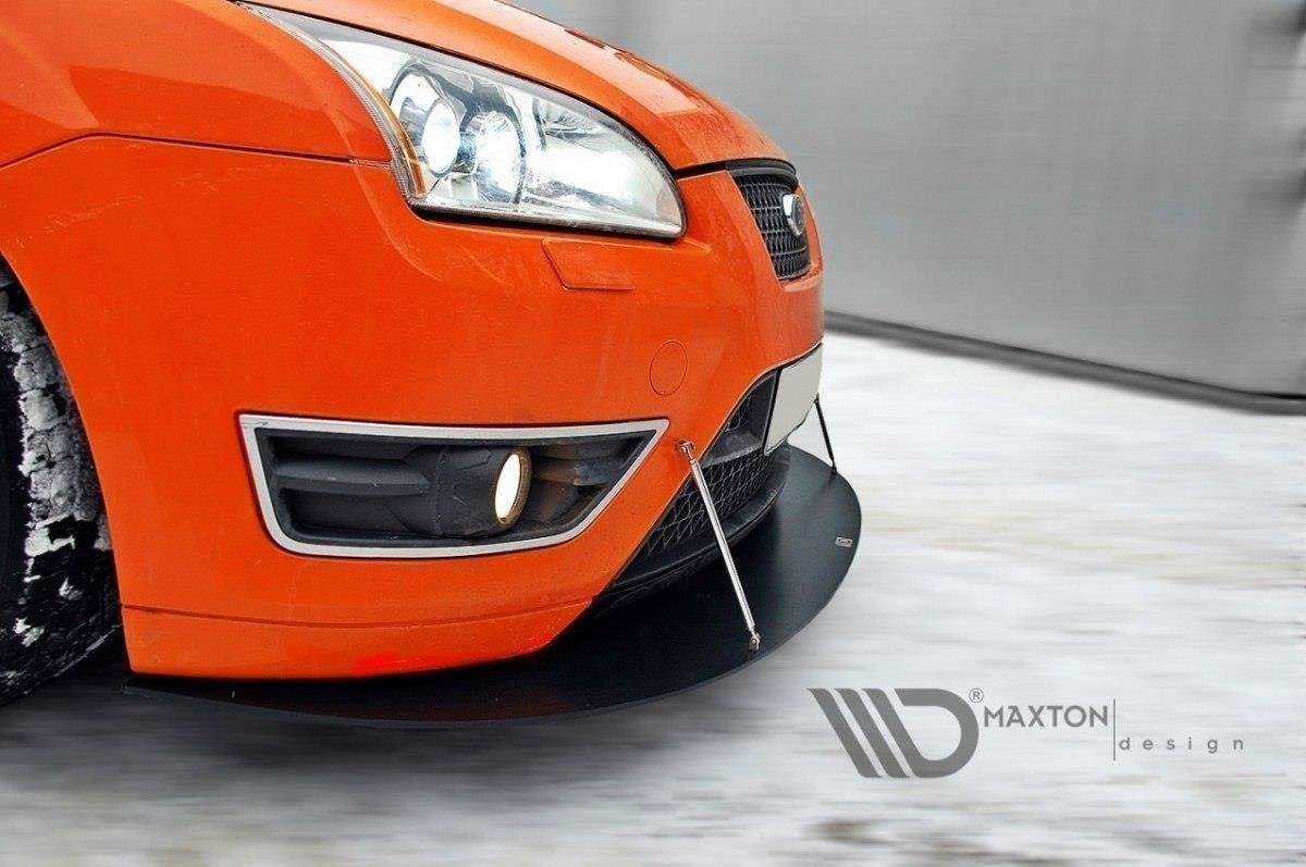 Maxton Design Sport Street+ Spoilerlippe Front Ansatz passend für Ford Focus ST Mk2
