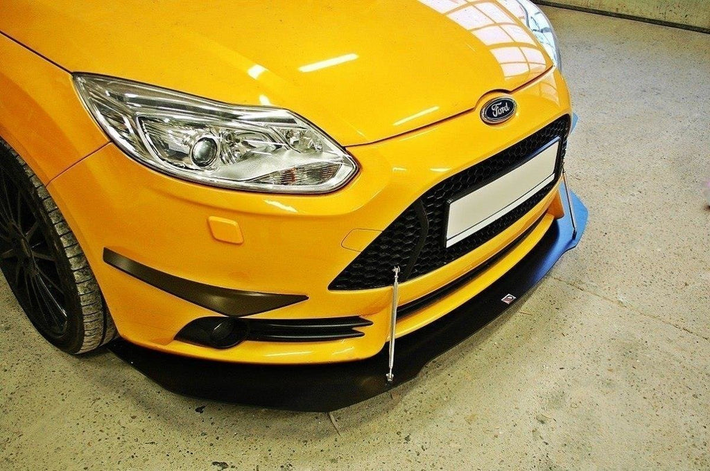 Maxton Design Sport Street+ Spoilerlippe Front Ansatz V.1 passend für Ford Focus ST Mk3