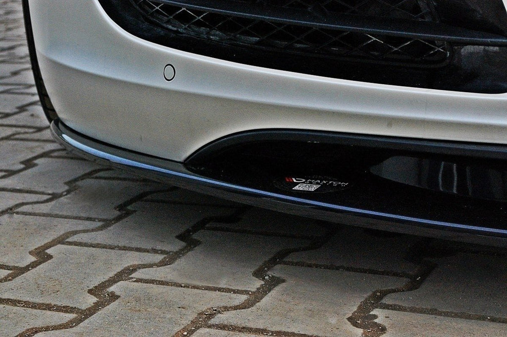 Maxton Design Street+ Spoilerlippe Front Ansatz passend für Audi R8 Mk.1 schwarz Hochglanz