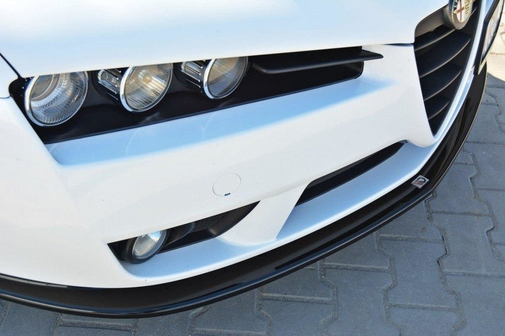 Maxton Design Street+ Spoilerlippe Front Ansatz passend für Alfa Romeo Brera schwarz Hochglanz
