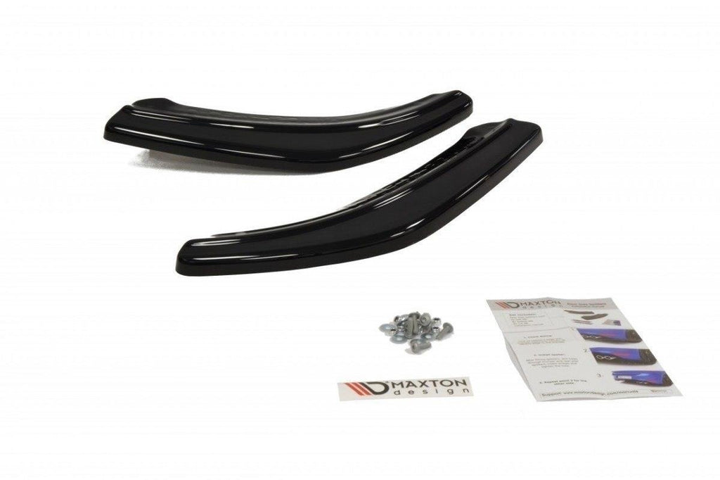 Maxton Design Heck Ansatz Flaps Diffusor für TOYOTA CELICA T23 vor Facelift schwarz matt