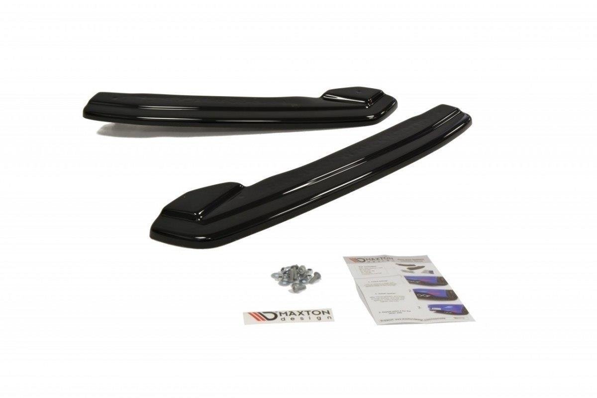 Maxton Design Heck Ansatz Flaps Diffusor passend für BMW 6er Gran Coupé M Paket schwarz Hochglanz