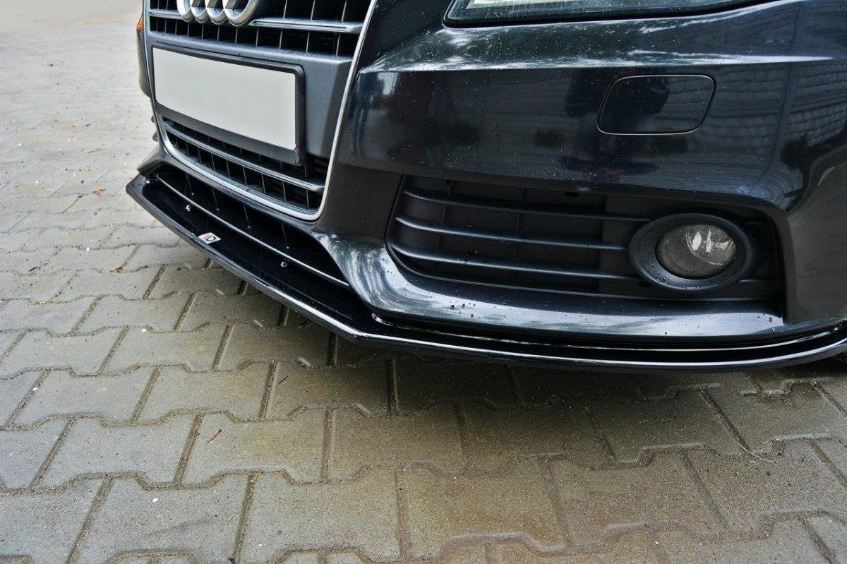 Maxton Design Front Diffuser V.2 Audi A4 Limousine / Avant B8 schwarz Hochglanz für Audi A4