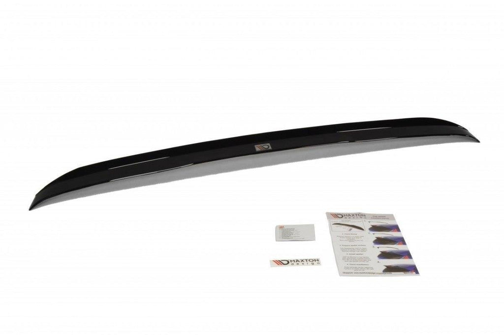 Maxton Design Spoiler CAP passend für Mitsubishi Lancer Evo X schwarz Hochglanz