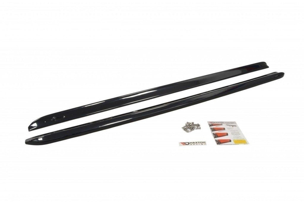 Maxton Design Street+ Seitenschweller Leisten passend für AUDI S3 8L schwarz Hochglanz