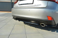 Maxton Design Mittlerer Diffusor Heck Ansatz für Lexus IS Mk3 T DTM LOOK Carbon Look
