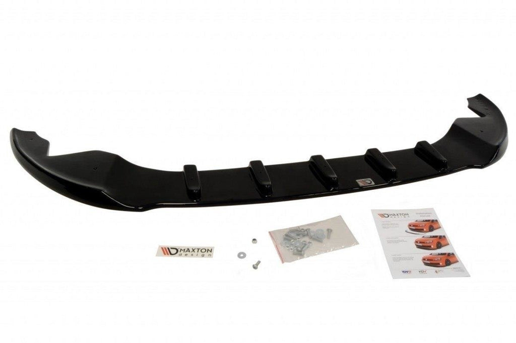 Maxton Design Street+ Spoilerlippe Front Ansatz passend für NISSAN QASHQAI Facelift schwarz Hochglanz