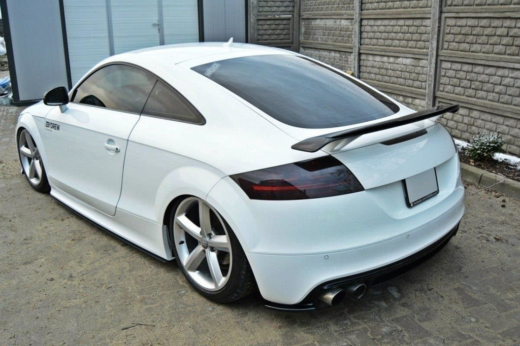 Maxton Design Heck Ansatz Flaps Diffusor passend für Diffusor passend für AUDI TT MK2 RS schwarz Hochglanz schwarz Hochglanz