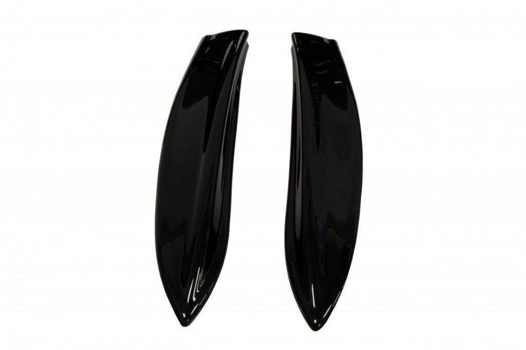 Maxton Design HECK SEITE Spoiler CAP für OPEL ASTRA H (FOR OPC / VXR) schwarz matt