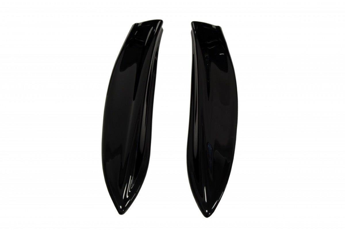 Maxton Design HECK SEITE Spoiler CAP für OPEL ASTRA H (FOR OPC / VXR) schwarz matt