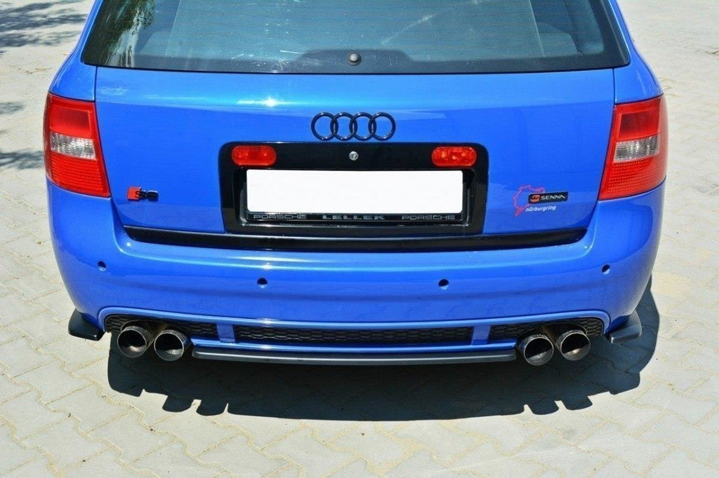 Maxton Design Heckansatz AUDI RS6 C5 AVANT schwarz Hochglanz für Audi A6