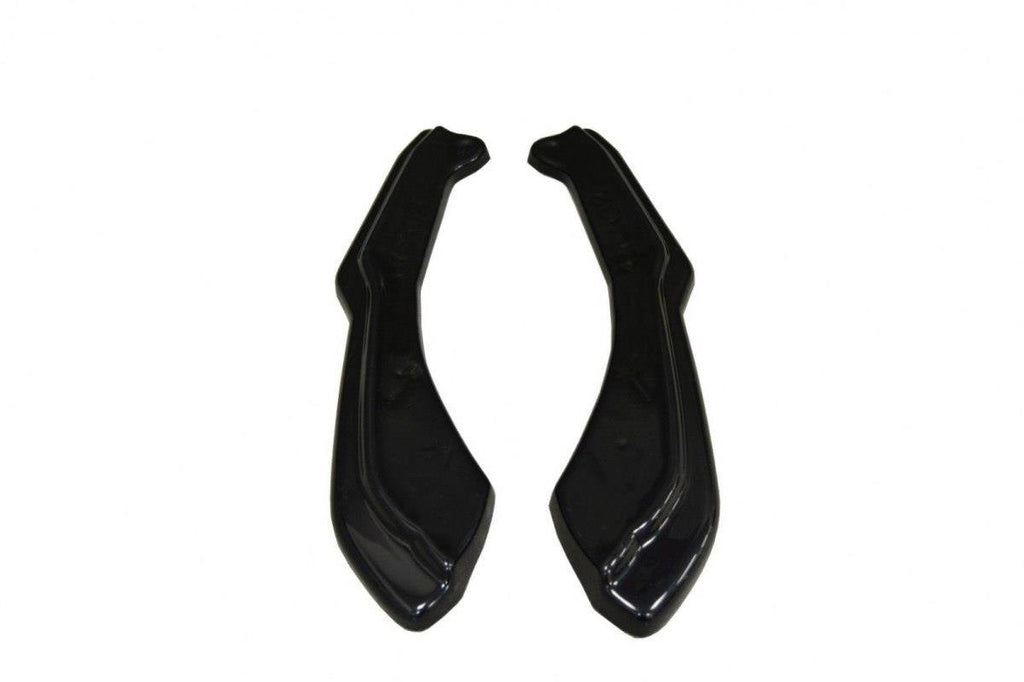 Maxton Design Heck Ansatz Flaps Diffusor passend für Lexus RC F schwarz Hochglanz