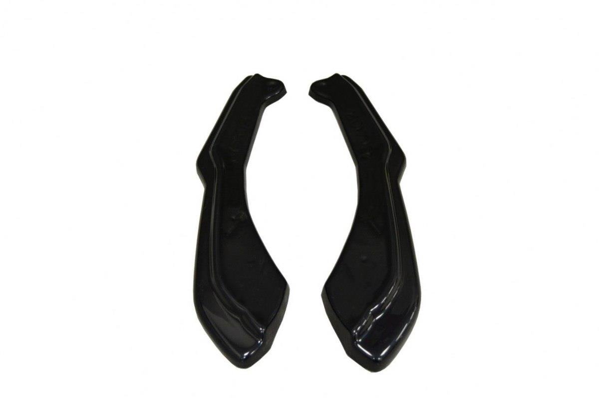 Maxton Design Heck Ansatz Flaps Diffusor passend für Lexus RC F schwarz Hochglanz