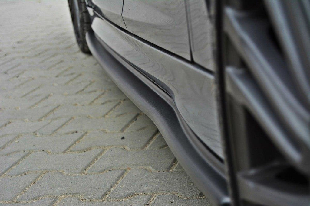 Maxton Design Street+ Seitenschweller Leisten passend für Ford Focus RS Mk3 schwarz Hochglanz