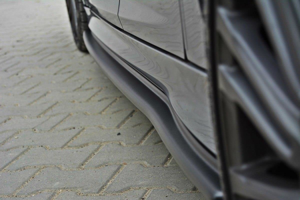 Maxton Design Street+ Seitenschweller Leisten passend für Ford Focus RS Mk3 schwarz Hochglanz