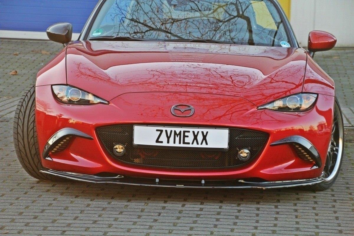 Maxton Design Front Ansatz für v.3 Mazda MX-5 IV schwarz Hochglanz