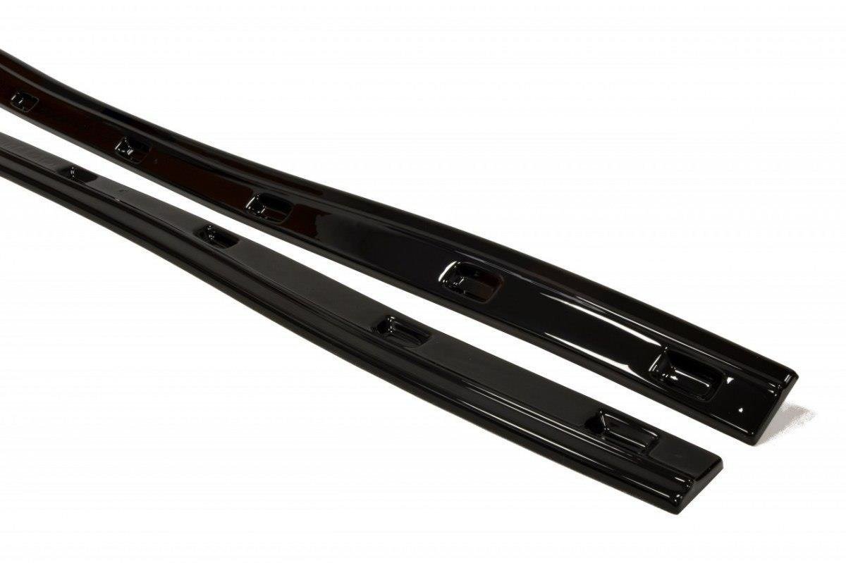 Maxton Design Street+ Seitenschweller Leisten passend für Honda Civic Type-S/R Mk8 schwarz Hochglanz