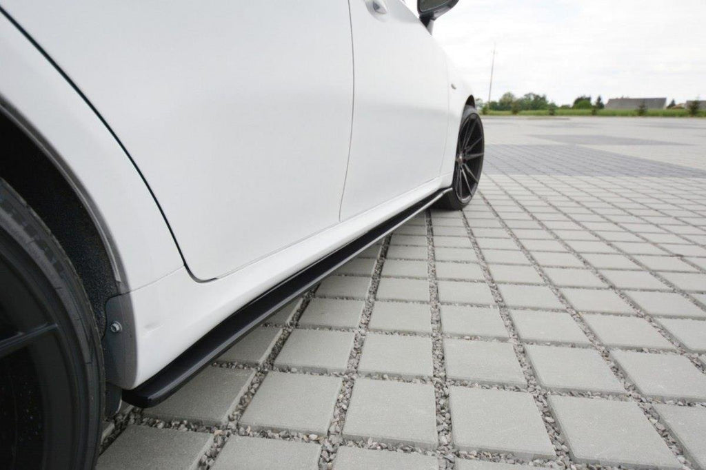 Maxton Design Street+ Seitenschweller Leisten passend für Lexus IS F-Sport Mk2 (XE20) Facelift schwarz Hochglanz