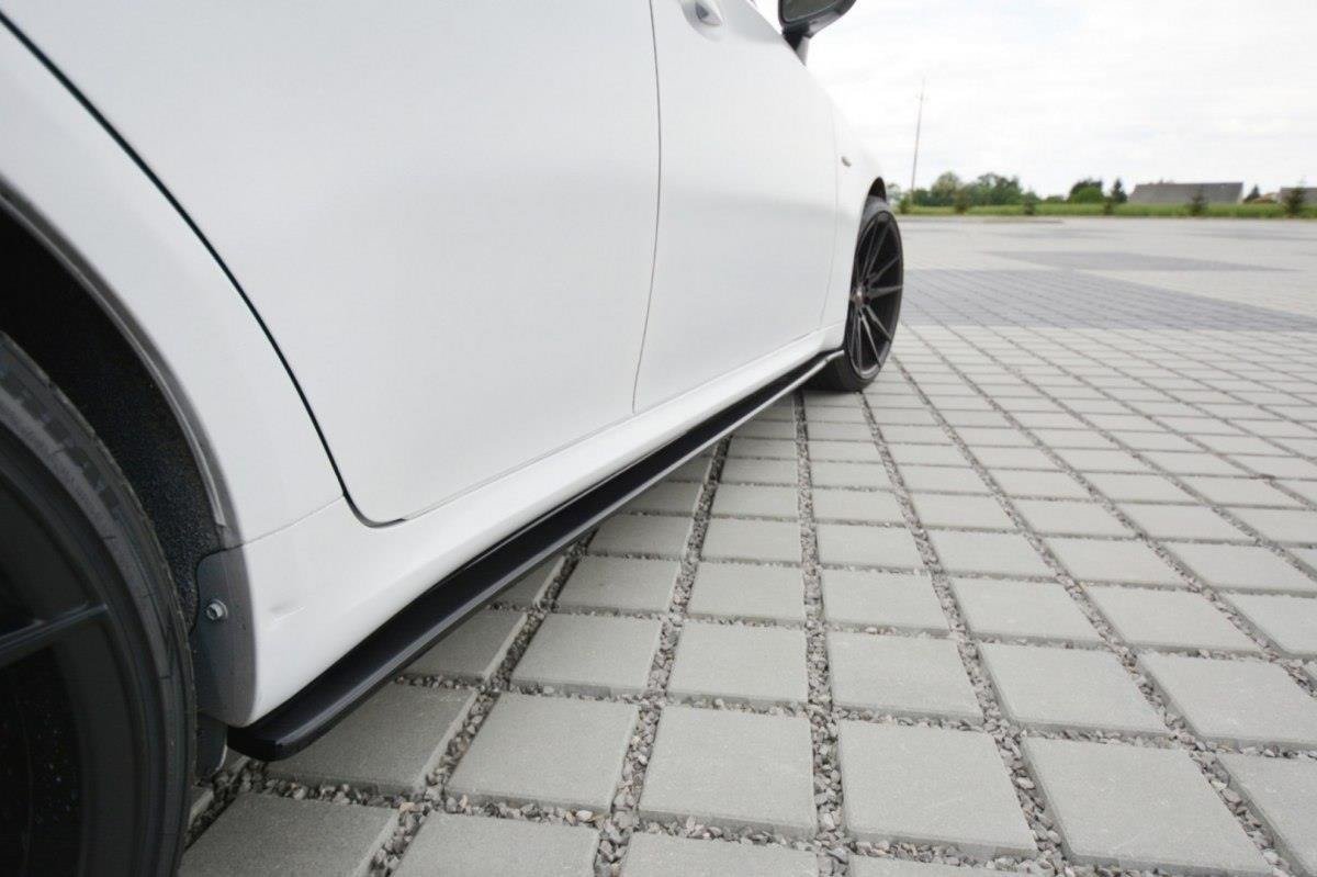 Maxton Design Street+ Seitenschweller Leisten passend für Lexus IS F-Sport Mk2 (XE20) Facelift schwarz Hochglanz