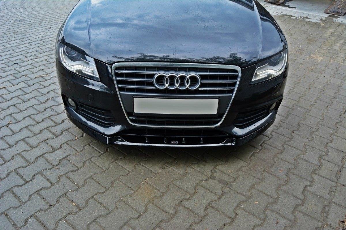 Maxton Design Front Diffuser V.1 Audi A4 Limousine / Avant B8 schwarz Hochglanz für Audi A4