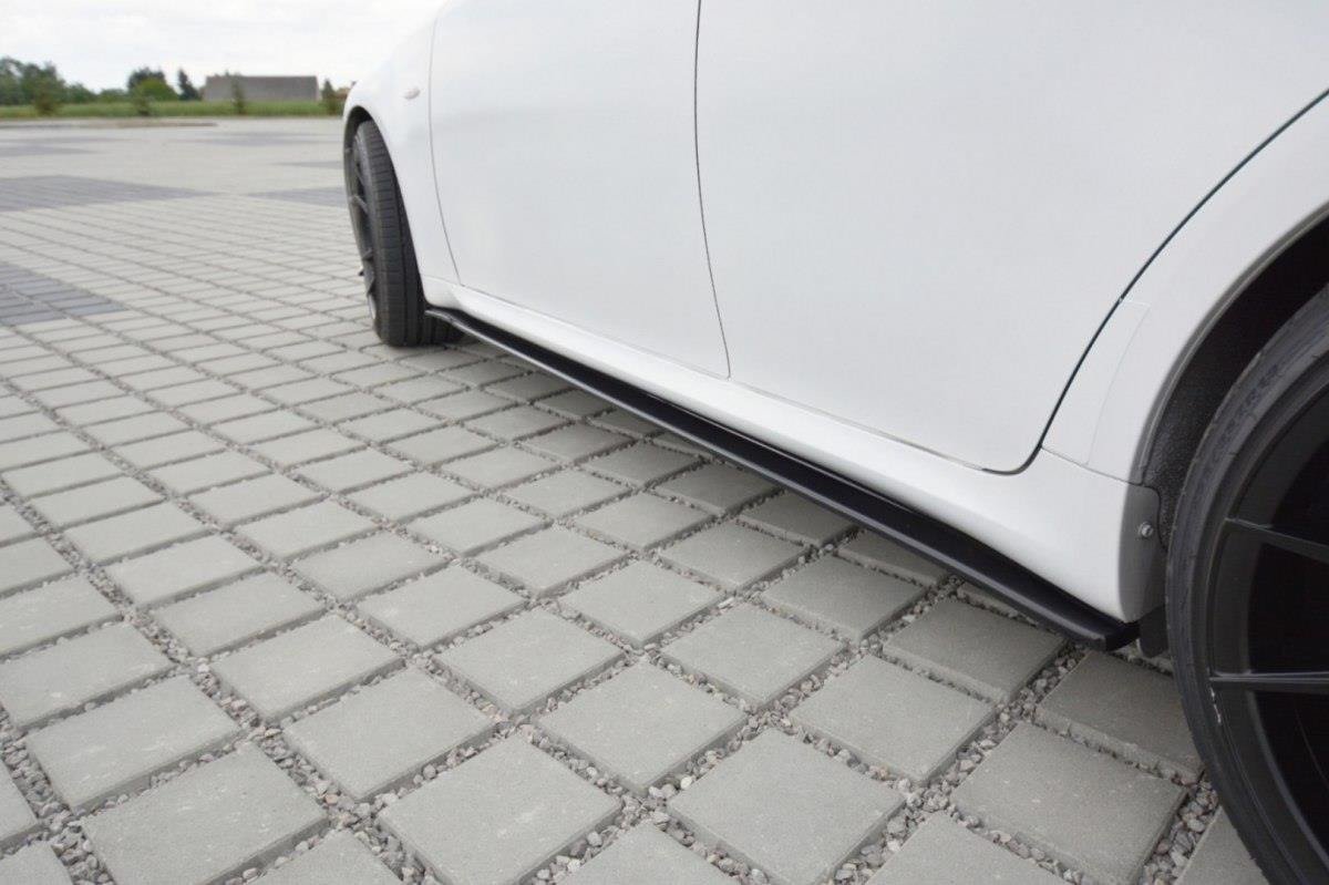 Maxton Design Street+ Seitenschweller Leisten passend für Lexus IS F-Sport Mk2 (XE20) Facelift schwarz Hochglanz