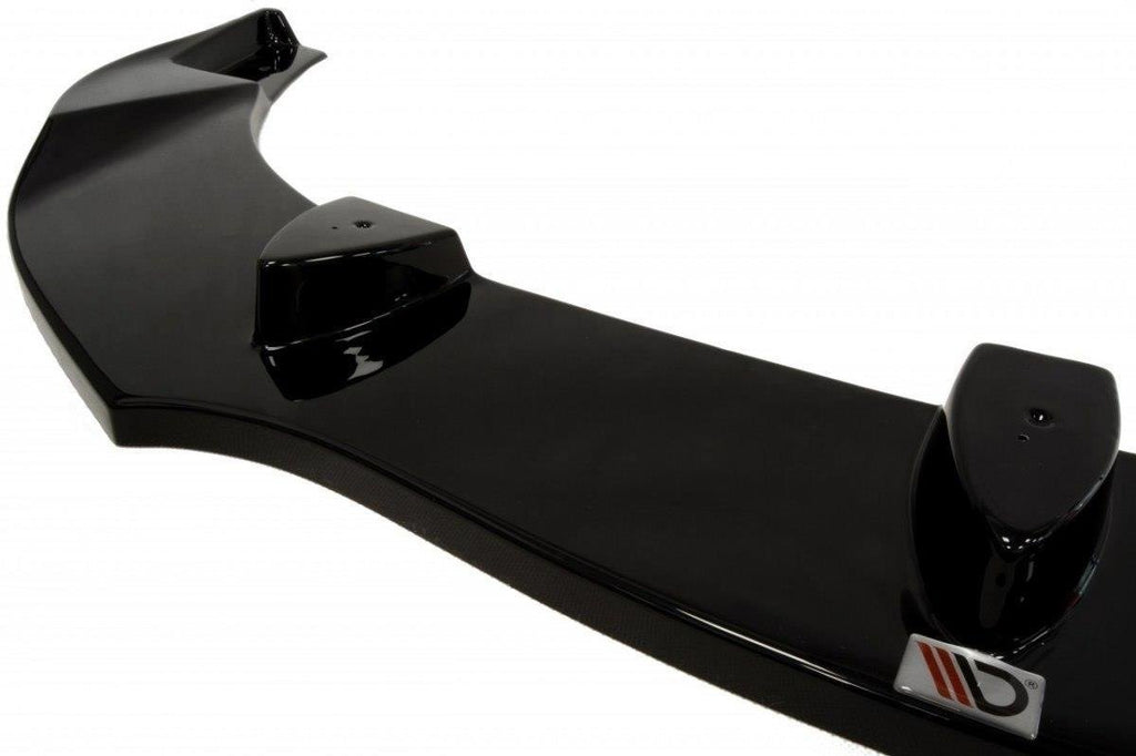 Maxton Design Street+ Spoilerlippe Front Ansatz passend für Porsche 911 Carrera 997.1 schwarz Hochglanz