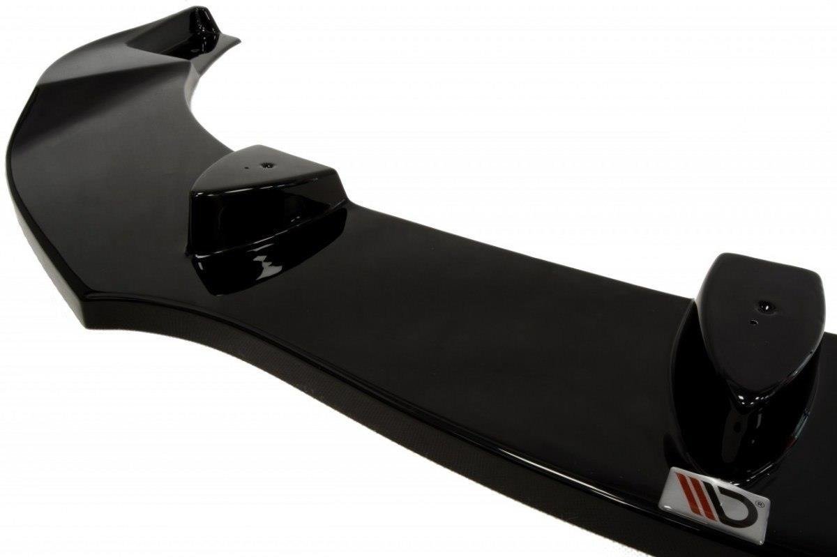 Maxton Design Street+ Spoilerlippe Front Ansatz passend für Porsche 911 Carrera 997.1 schwarz Hochglanz