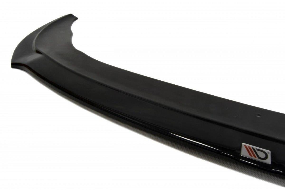 Maxton Design Street+ Spoilerlippe Front Ansatz V.2 passend für SEAT LEON MK2 CUPRA / FR Facelift schwarz Hochglanz
