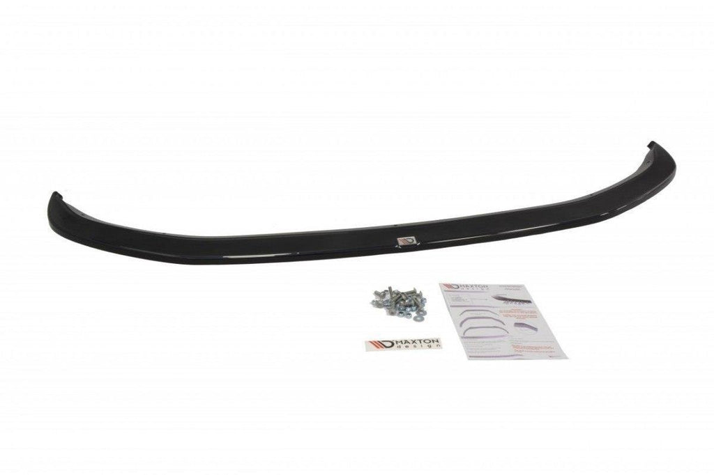 Maxton Design Street+ Spoilerlippe Front Ansatz passend für VW T5 Facelift ver.2 schwarz Hochglanz